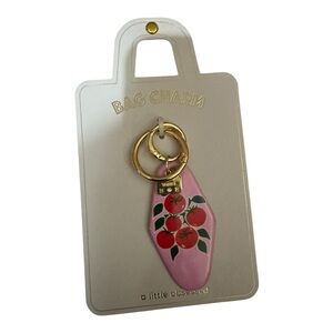 A Little Obsessed Tomato Motel Key Bag Charm Keychain NWT